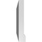 Ekena Millwork Vertical Surface Mount PVC Gable Vent w/ 2"W x 2"H , Brickmould Sill Frame, 20"W x 12"H GVPVE20X1203SN - alternate 5